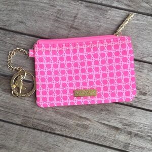 Lilly Pulitzer Vibrant Pink Geometric Coin Pouch